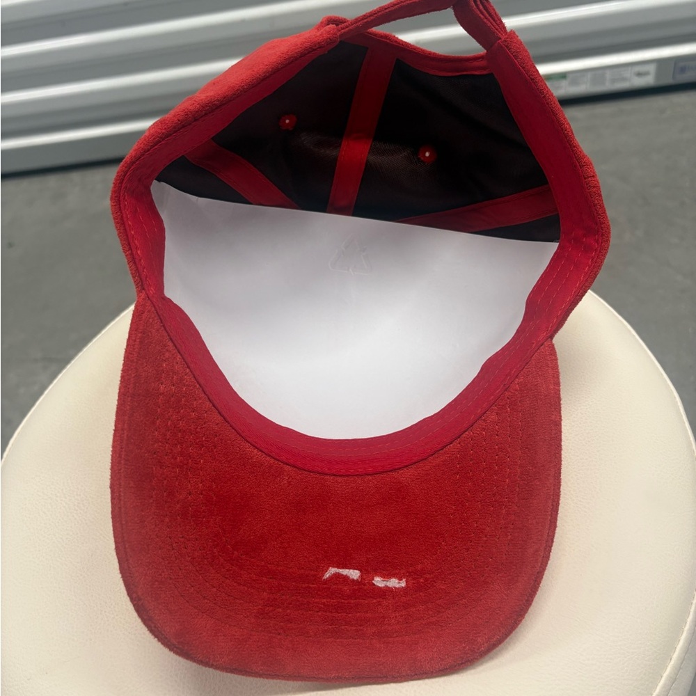 Red Embroidered Cap - Picture 5 of 5